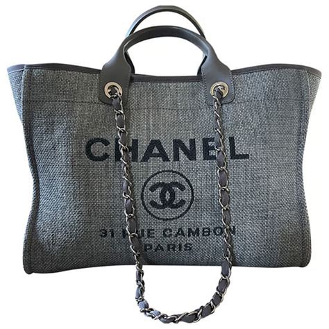 chanel shop deauville|Chanel deauville tote dupe.